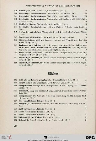 Bücher (Nr. 552-709)