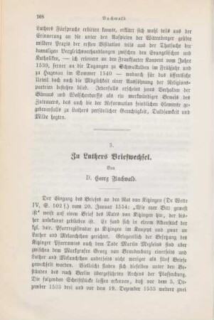 108-118 Zu Luthers Briefwechsel