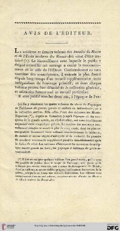 Avis de l’Éditeur
