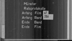 Ratsprotokolle des Jahres 1796