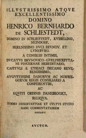 Commentatio de criteriis fabularum ...