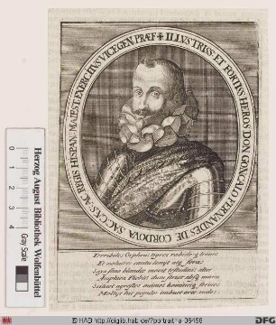 Bildnis Gonzalo Fernández de Córdoba, Fürst von Maratra