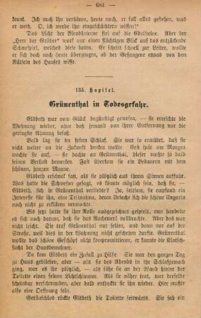 135. Kapitel. Grünenthal in Todesgefahr.