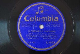 La sonnambula - D'un pensieri / (Bellini)