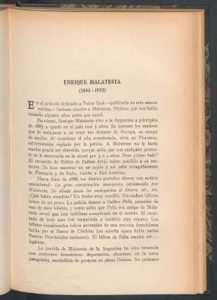 Enrique Malatesta (1853-1932)