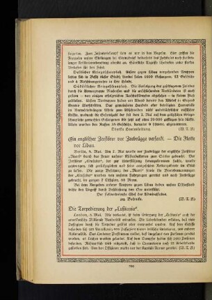 Die Torpedierung der "Lusitania".