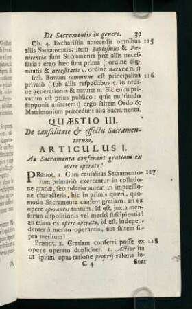 39-71, Quaestio III. De causalitate & effectu Sacramentorum
