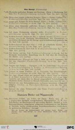 Illustrierte Bücher und Mappenwerke (Nr. 1803-1833)