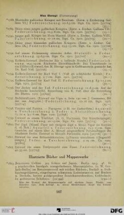 Illustrierte Bücher und Mappenwerke (Nr. 1803-1833)