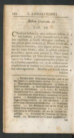 Bellum Creticum. Cap. VII