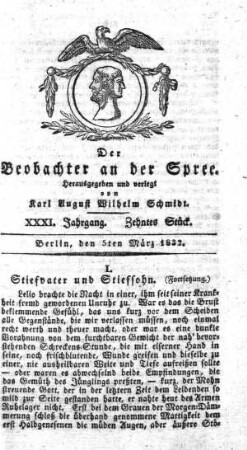 10. Stueck, 5. Maerz 1832