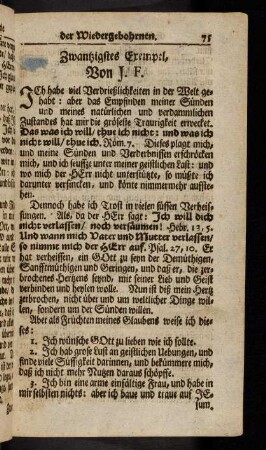 75-96, Zwantzigstes Exempel. - Sechs und zwantzigstes Exempel.