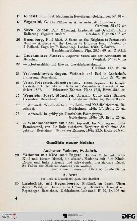 Gemälde neuer Meister (Nr. 29-112)