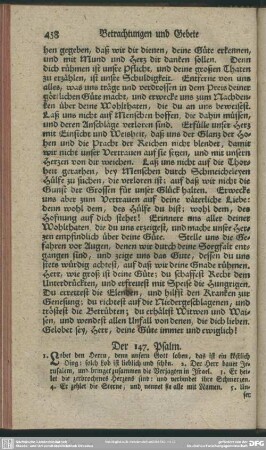 Der 147. Psalm