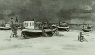 Abziehendes Gewitter an der Ostsee