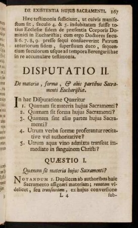 167-184, Quaestio 1.