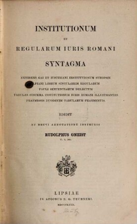 Institutionum et regularum iuris Romani syntagma