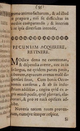 95-99, Pecuniam Acquirere, Retinere; Honorem Obtinere, ...