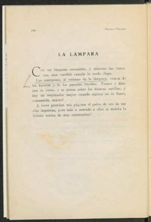 La lámpara
