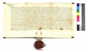 Pfalzgraf Friedrich bestellt Graf Albrecht von Hohenlohe zu seinem Rat; Pergament; Siegel.