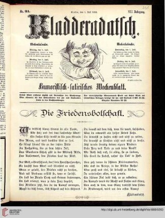 Hefte 31-35, Juli 1888