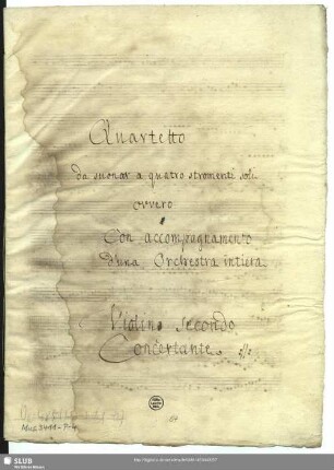 Violino secondo concertante
