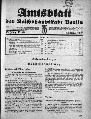 1937,40: Nr. 40, 3. Oktober 1937