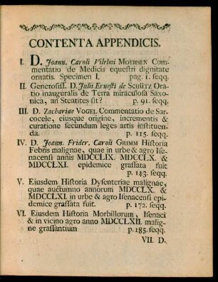 Contenta Appendicis