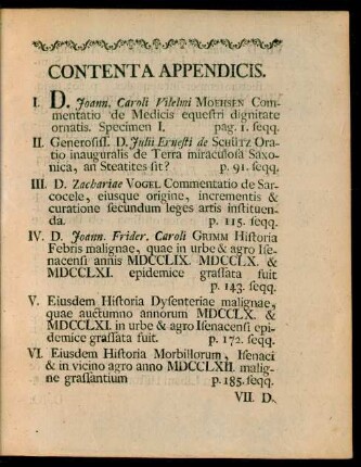 Contenta Appendicis
