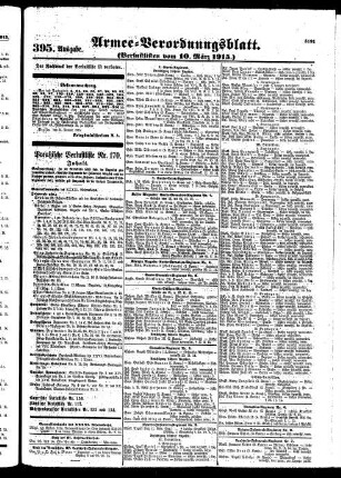 395.Ausgabe. Mittwoch, 10. März 1915