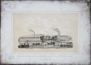Maschinenbauanstalt & Eisengiesserei von Moritz Jahr in Gera