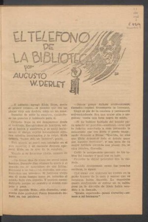 El teléfono de la biblioteca