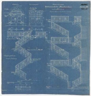 Schlosserarbeiten Maschinenhaus [Türen, Geländer]