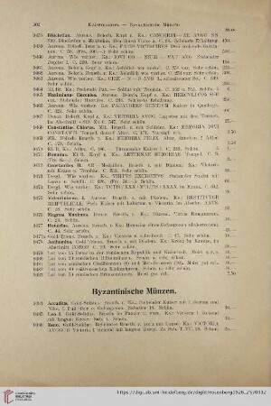 Byzantinische Münzen (Nr. 9484-9500)