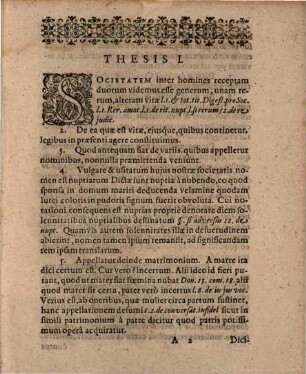 Disp. iur. de legibus connubialibus