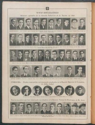 Alumnos egresados de la Escuela Industrial de la Nación, en 1920