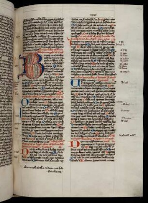 Zierinitiale (Psalm 1): B(eatus vir)