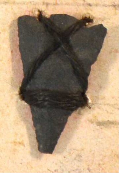 Stone arrowhead