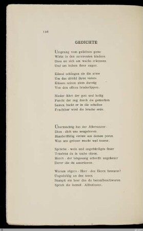Ursprung vom geliebten gotte