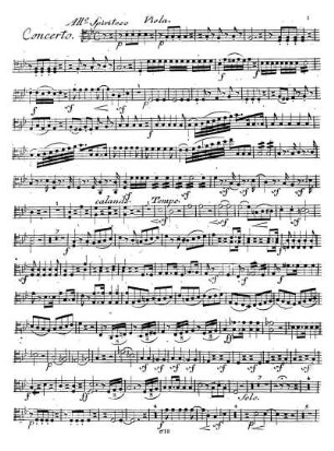 Concerto. Allº Spiritoso Viola.