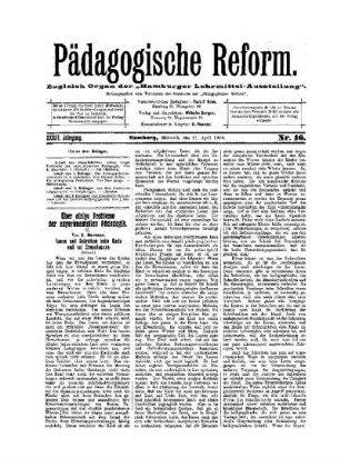 Über einige Probleme der experimentellen Pädagogik : (Schluß)