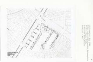 Wohnen und Geschäftsbereich Kaisereiche, Berlin-Friedenau (Diplomarbeit bei Willy Kreuer): Grundriss 2. Obergeschoss 1:500