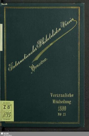 21.1899: Vertrauliche Mitteilung