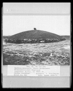 Bronzezeitliches Hügelgrab, Lausitzer Kultur