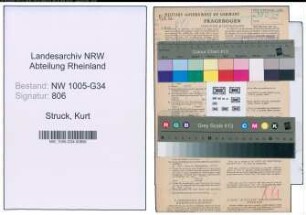 Entnazifizierung Kurt Struck , geb. 21.10.1909 (Dentist)