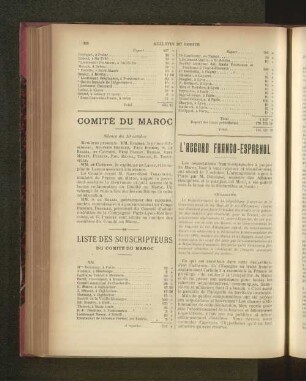 L'Accord Franco-Espagnol.