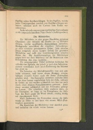 Die Milchdrüse.