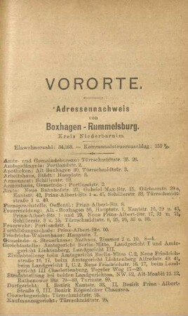 Vororte