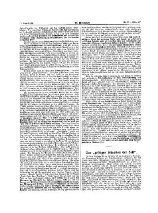 Zur "geistigen Situation der Zeit"
