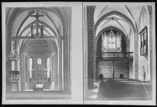 Mühlberg. Inneres der Altstädter Kirche